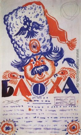 Plakat des Theaterstücks "Flea"