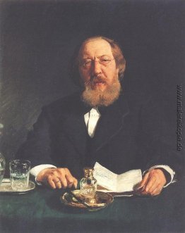 Portrait des Dichters und Slawophilen Iwan Sergejewitsch Aksakov