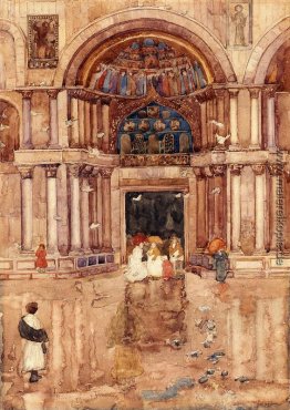Die Veranda mit dem alten Mosaiken, Markus, Venedig