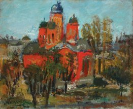 Rote Kirche Landschaft