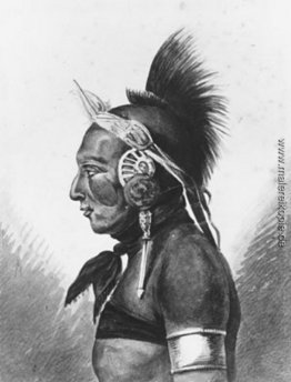 Ein Osage-Krieger