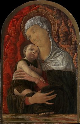 Madonna mit Kind und Seraphim und Cherubim