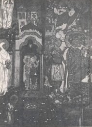 Kniend Krieger (Studium der Wandbilder für die Kapelle in Pskow) Kniend Krieger (Studium der Wandbilder für die Kapelle in Pskow)