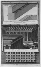 Eine weitere perspektivische Ansicht und Details der dorischen T Eine weitere perspektivische Ansicht und Details der dorischen T