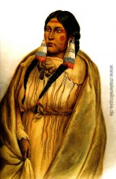 Frau der Cree Tribe Frau der Cree Tribe