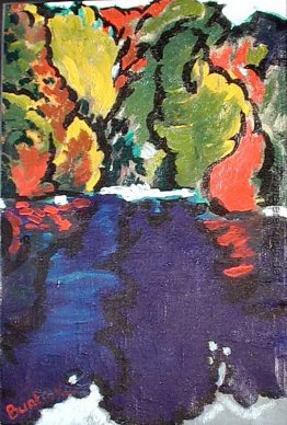 Fauvist Landschaft