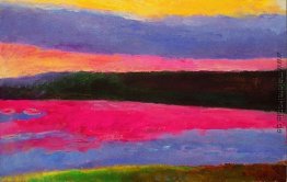 Graue Wolke Magenta Wasser # 145