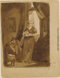 Frau am Fenster (von Sketchbook) Frau am Fenster (von Sketchbook)