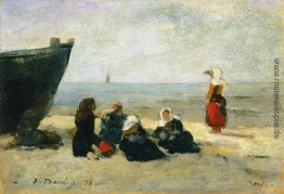 Berck, Fischerfrauen am Strand