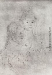 Portrait der Tochter S. Botkin Portrait der Tochter S. Botkin