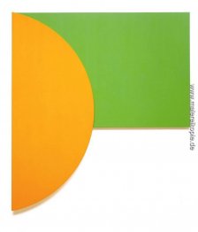 Orange Relief mit Green