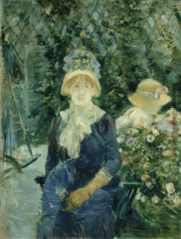 Dame im Garten