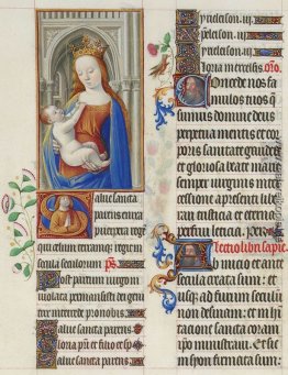 Die Maria mit Kind