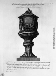 Alte Marmorurne im Garten des Quirinal