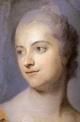 Vorbereitung auf das Porträt von Madame de Pompadour