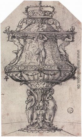 Design für ein Table-Brunnen mit dem Abzeichen der Anne Boleyn
