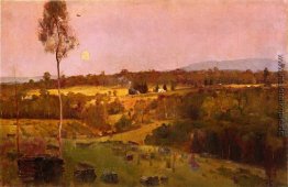 Abends, wenn die ruhigen Osten Wallungen schwach an der Sonne da