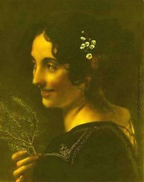 Eine Zigeunerin mit einem Zweig der Myrte Eine Zigeunerin mit einem Zweig der Myrte