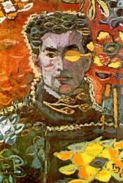 Selbstporträt auf einem Herbsturlaub