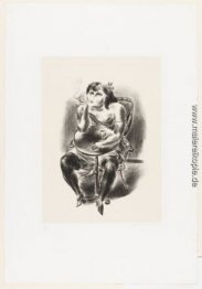 Mädchen am Tisch - (Auf der Café)