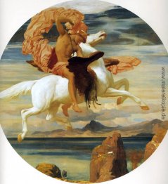 Perseus auf Pegasus eilte zu Rettung der Andromeda Perseus auf Pegasus eilte zu Rettung der Andromeda