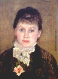 Frau mit einem weißen Jabot Frau mit einem weißen Jabot