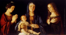 Jungfrau und Kind mit St. Catherine und Maria Magdalena