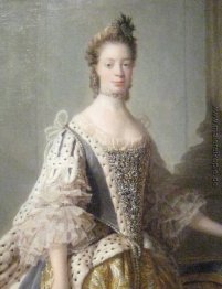 Porträt von Sophie Charlotte von Mecklenburg-Strelitz, Gemahlin