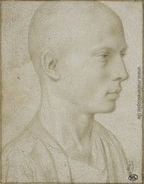 Studie einer Büste von Yyoung Junge mit Glattrasiert