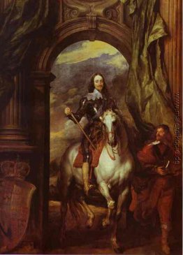 Reiterporträt von Charles I, König von England mit Seignior de S