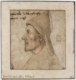 Portrait des Mannes im Profil