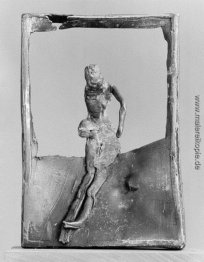 Frau, die in Open Box Frau, die in Open Box