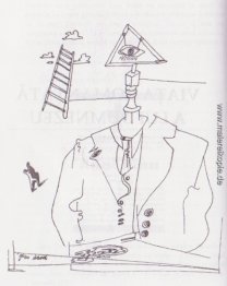 Illustration für Sasa Pană "The romantisiert Leben Gottes" Illustration für Sasa Pană "The romantisiert Leben Gottes"