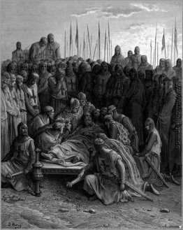 Tod von Baldwin I der lateinische König von Jerusalem