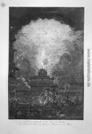 Die Windmühle in Castel S. Angelo, Design der L Despres