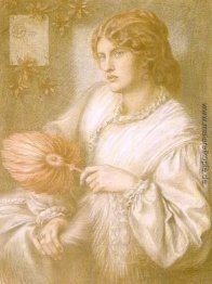 Frau mit einem Fan Frau mit einem Fan