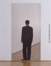 Stehender Mann (Spiegel Malerei)