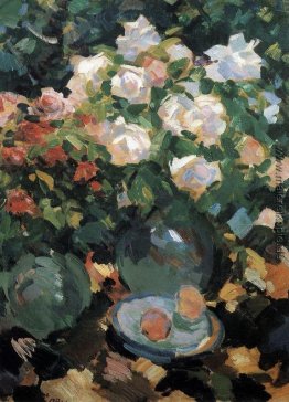 Roses in Blue Krüge