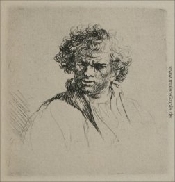 Ein Mann mit lockiges Haar Ein Mann mit lockiges Haar