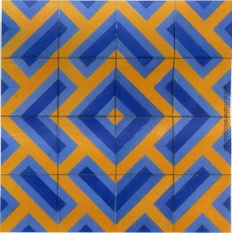 Painel de azuulejos de padrão