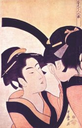 Schönheit auf Toilette