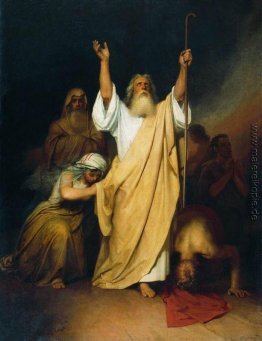 Das Gebet des Mose, nachdem die Israeliten gehen durch das Rote