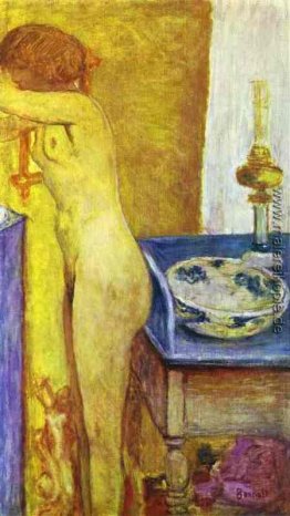 Nude am Toilettentisch