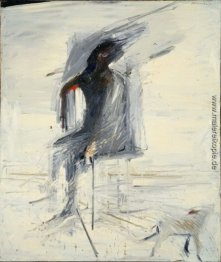 Sitzender Mann mit Hund Sitzender Mann mit Hund