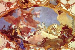 Apollo führt Friedrich Barbarossa Beatrix von Burgund