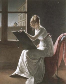 Porträt von Mademoiselle Charlotte du Val d'Ognes