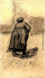 Peasant Woman Lifting Potatoes