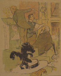 Ambroise Thomas Assistent bei einer Probe von Francoise de Rimin