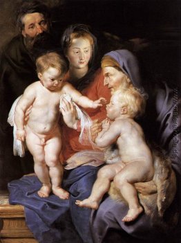Die Heilige Familie mit St. Elizabeth und der Infant St. John th