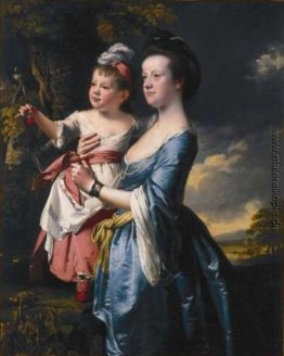 Porträt von Sarah Carver und ihre Tochter Sarah